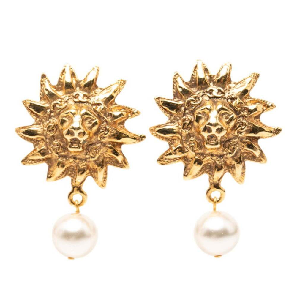 CHANEL Authentic Gold Earrings